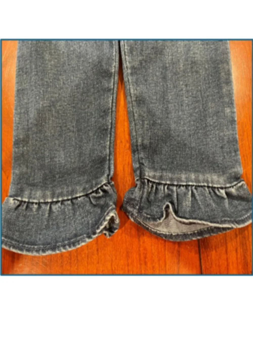 Janie and Jack Ruffle Cuff Jeans - 12-18 mo.